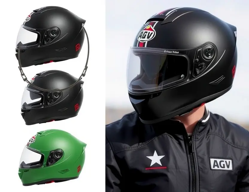 AGV K-1: легкий и удобный мотошлем