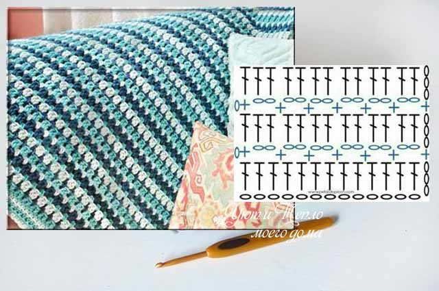 Photo of «Узоры для вязания пледов»