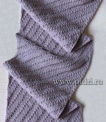 Photo of «Узоры для вязания шарфов»